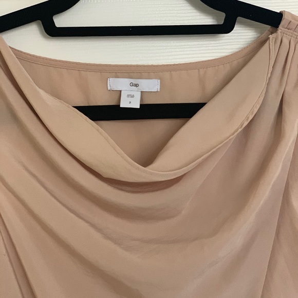 GAP Nude Smocked-Waist Shirt Dress - Picture 3 of 3